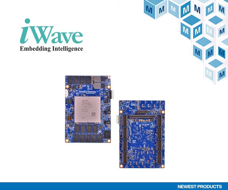 Mouser Electronics and iWave Systems Announce Global Agreement